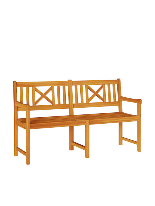 Παγκάκι Εξωτερικού Χώρου Ξύλινο 150x55.5x90cm