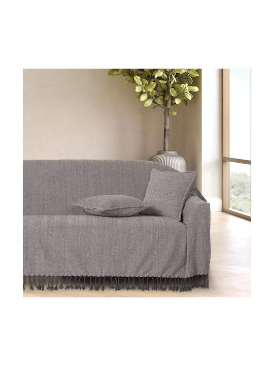 Das Home Μαξιλάρι Καναπέ 0275 Dark Grey 40x40εκ.