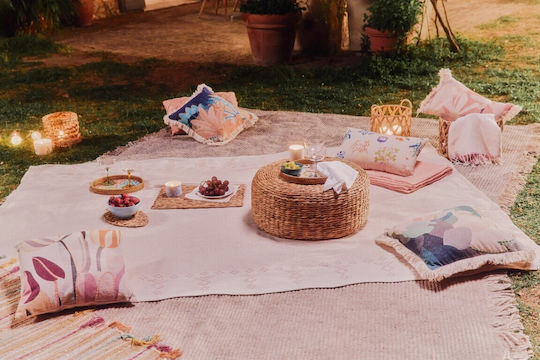 Nef-Nef Homeware Διακοσμητική Μαξιλαροθήκη Lona από 100% Βαμβάκι Πολύχρωμο 45x45εκ.