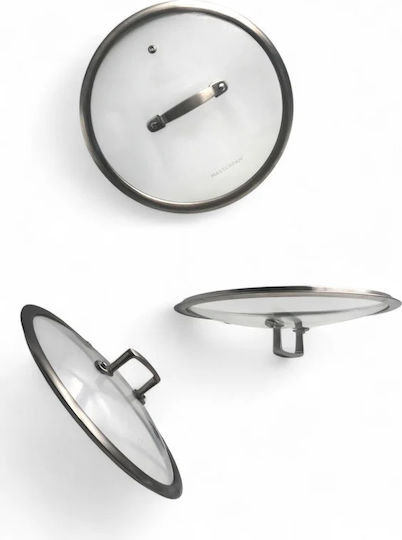 Masterpan Καπάκι για Τηγάνι και Κατσαρόλα Γυάλινο 26cm MP-2358