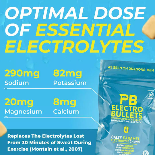 Performance Bullet Electro Bullets Salty Caramel 4 Kautabletten