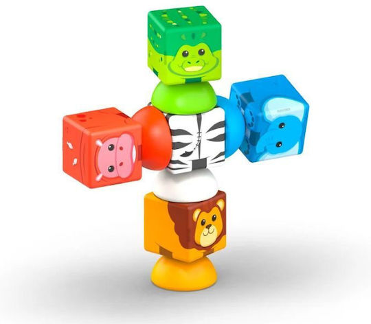Geomag Μαγνητικό Παιχνίδι Κατασκευών Magicube Magic Stacking Safari για Παιδιά 2+ Ετών