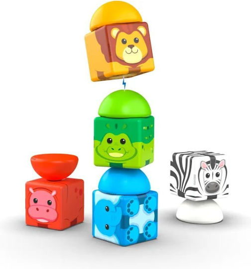 Geomag Μαγνητικό Παιχνίδι Κατασκευών Magicube Magic Stacking Safari για Παιδιά 2+ Ετών