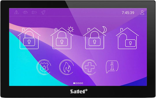 Satel Security Access-Control Keypad Touch with Screen Black