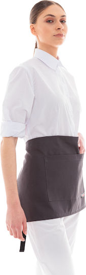 IdealPress Ποδιά Barista / Bartender / Σερβιτόρου Γκρι