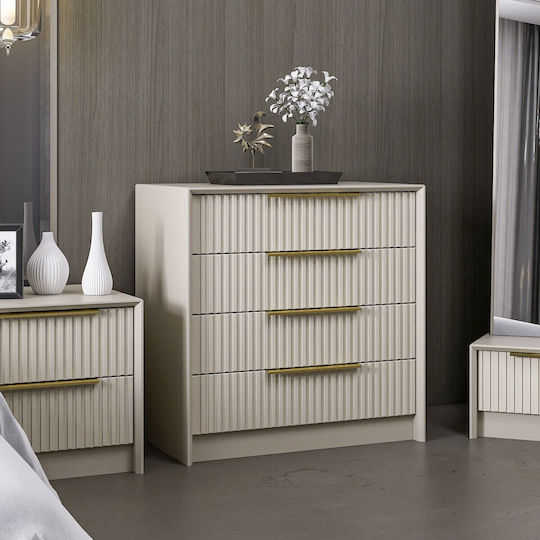 Comodă Kale Luxe 506mnr1516 72x45x77cm Piatră