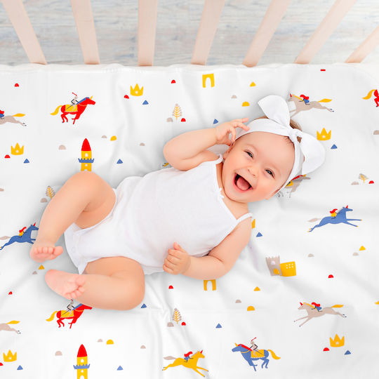 Waterproof Multicolour Baby Burp Cloth 80x100cm