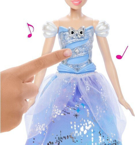 Mattel Cinderella with magic wand Doll for 3+ years+ Years 25.58cm (Various Designs/Assortments of Designs) 1pc