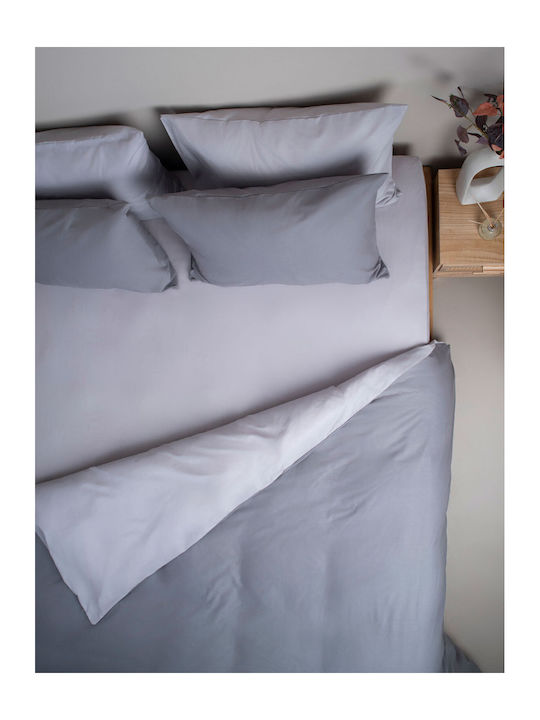 Sunshine Duvet Cover Queen 230x250 Menta 203 Grey