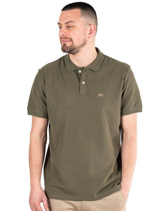 Polo Short Sleeve Khaki Blouse