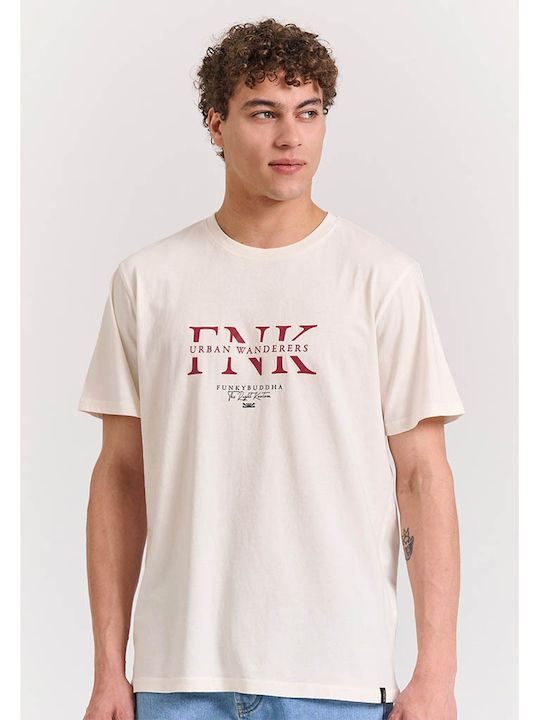 T-shirt Εκρου