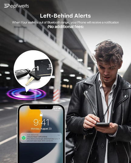 Apple Find My Negru Reîncărcabil