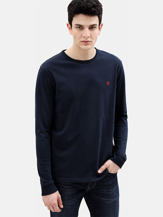 Dustan River Long Sleeve Navy Blouse