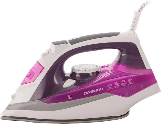 Daewoo Fier de Călcat cu Aburi 2400W cu Debit Continu de Abur 55g/min
