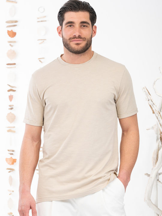 T-shirt Μπεζ