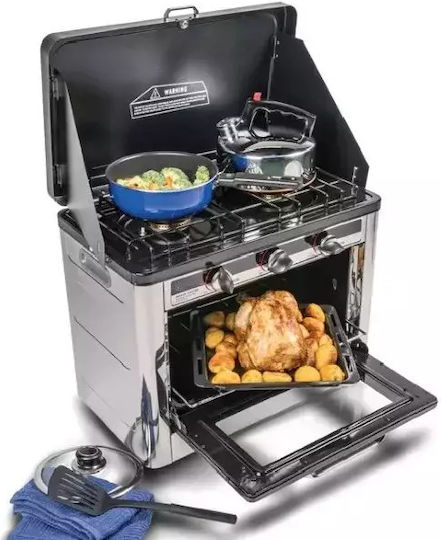 Thermogatz CS-02 Gas Countertop Oven 25l with 2 Burners
