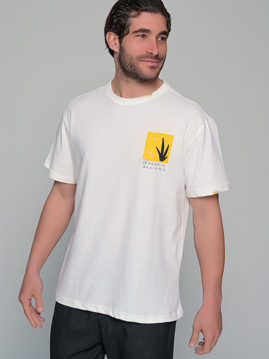 Golden T-shirt Λευκό