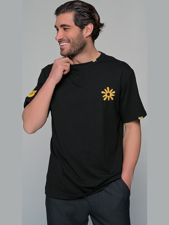 Guru T-shirt Μαυρο