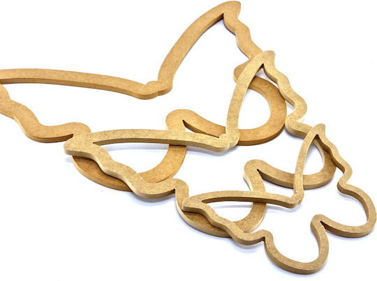 Holzstickereireifen Für Bauarbeiten Makramee Schmetterling 3 Dimensionen