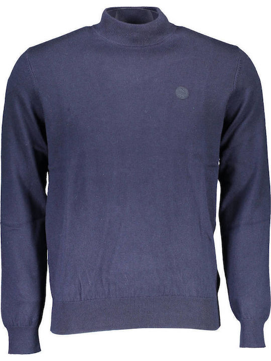 Langarm-Pullover Blau