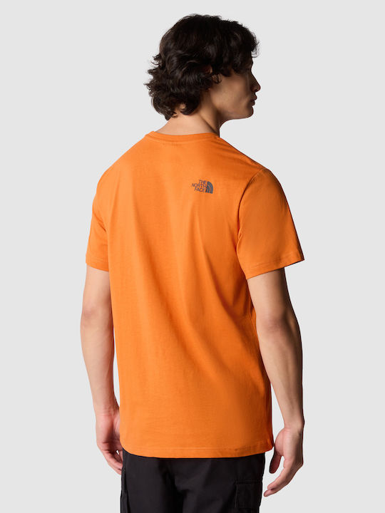 Never Stop Exploring T-shirt Orange