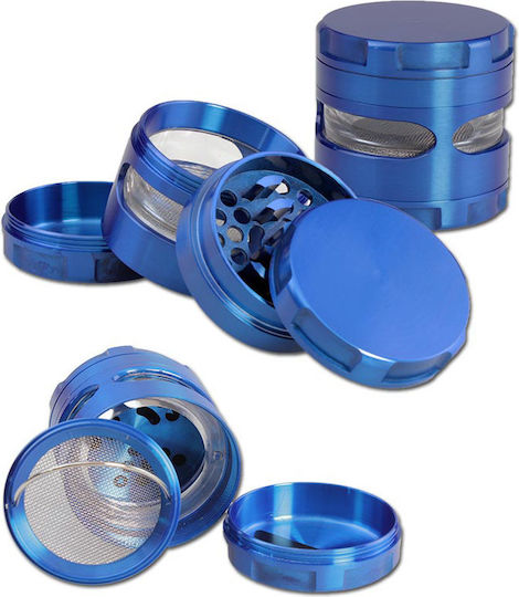 Grinder Trifter Window Blue 56mm 4 Parts