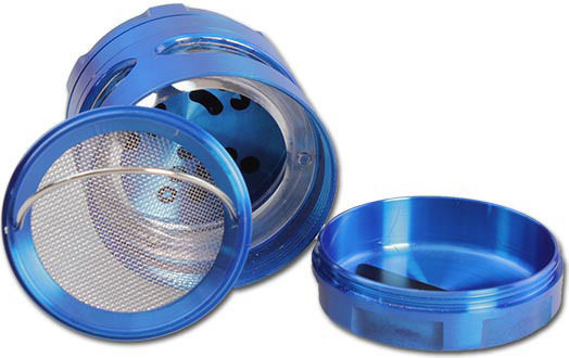 Grinder Trifter Window Blue 56mm 4 Parts
