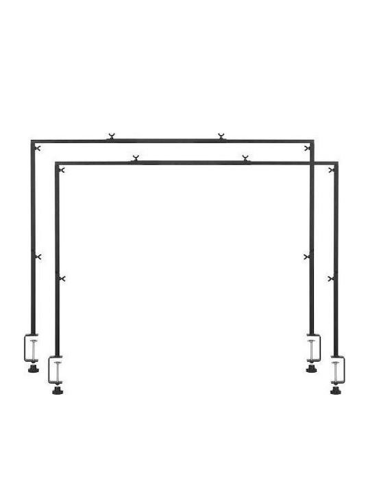 Vevor 2pcs Over Table Rod Stand Arch Frame 28-98 In L Adjustable Clamp Décor