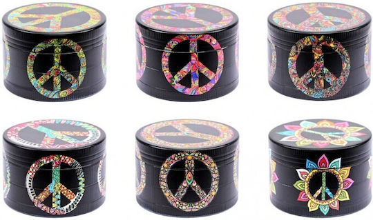 Atomic Metal Grinder Peace 52mm 4 Parts 0212578