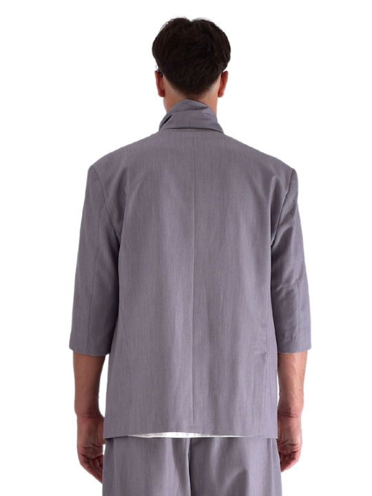Men's Summer Suit Jacket Grey