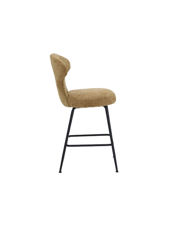 Hocker Bar Gepolstert mit Stoff Fungo Lemon 51x55x98cm