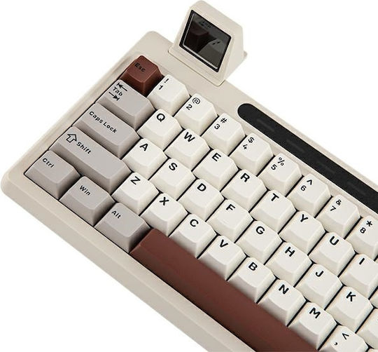 Epomaker RT65 Flamingo Wireless Gaming Mechanical Keyboard 65% with Custom switches and RGB lighting (English US) Gray