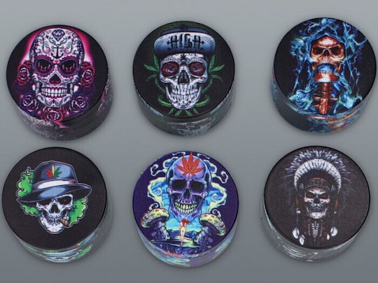 Τρίφτης Καπνού Mado Multi Skull 50mm 4 Parts 661-2187 B