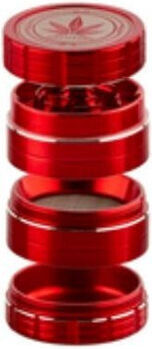 Τρίφτης Καπνού Amsterdam 40mm 4 Parts Rgn-22 Κοκκινο Αλουμίνιο