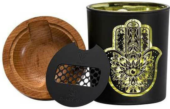 V-syndicate Smartstash Recipient De Depozitare Râșniță Husă Medie 70mm Hamsa Galbenă