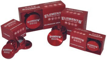 Elemente Mühle Kleine Rote 4-teilige Aluminium 49mm