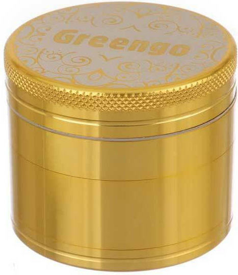 Greengo Mühle Trichter Gold 50mm Aluminium 4 Teile