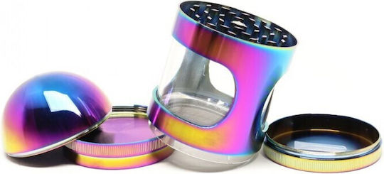 Трифачка За Тютюн Atomic Metal Grinder Многоцветен Алуминий 5 Части 63мм 212561