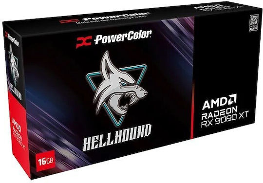 PowerColor Radeon RX 9060 XT 16GB GDDR6 Hellhound Placă Grafică
