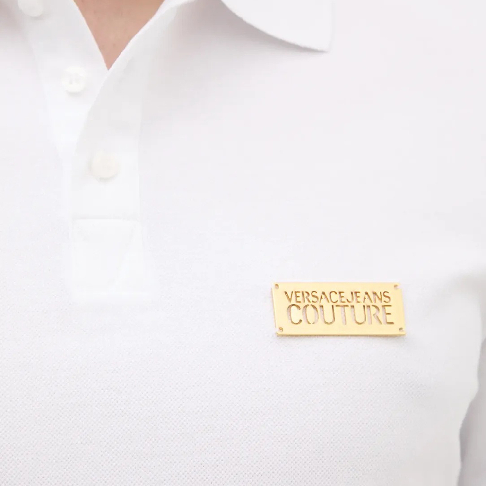 Versace Polo T-shirt White 78GAGT08CJ01T-G03 | Skroutz.mt