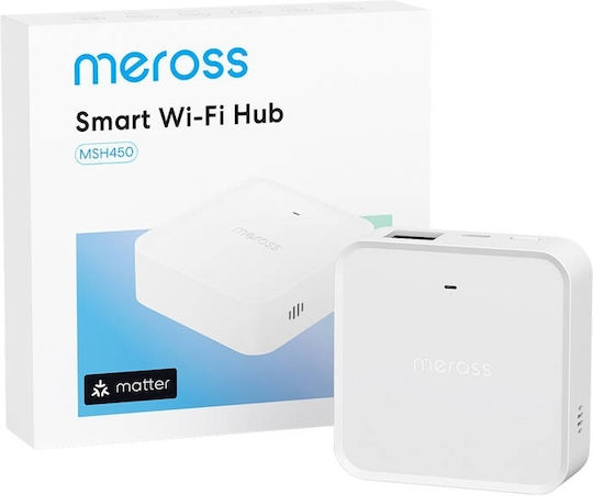 Meross MSH450MA Smart Gateway Wi-Fi / RF Συμβατό με Google Home, Apple HomeKit, Alexa & Matter
