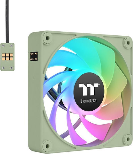 Thermaltake CT140 EX Reverse Blade Case Fan (1800rpm / 94.95cfm) with ARGB Lighting and 3-Pin / 4-Pin PWM Connection White