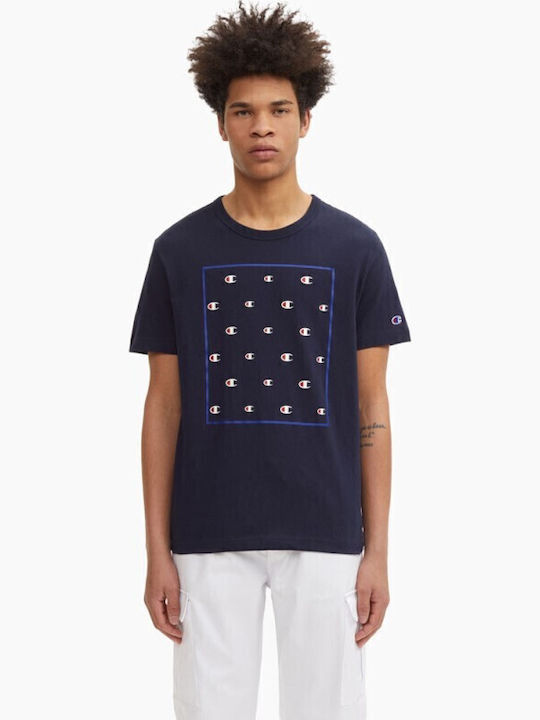 Crewneck Αθλητικό T-shirt Μπλε