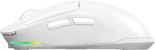 Lorgar MSA10W Ασύρματο RGB Gaming Ποντίκι 12000 DPI Λευκό