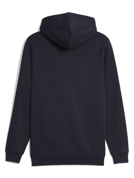 Sweatshirt with Hood Navy Blue