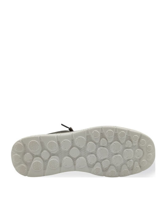 Men's Leather Moccasins Gray