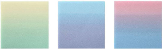 M&g Aufkleber Notizblöcke 76x76mm 3 Farben 50 Blätter 1 Stück