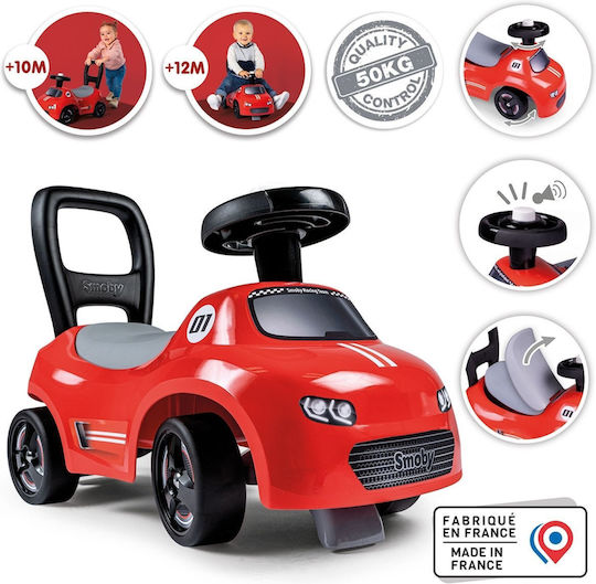 Smoby Αυτοκινητάκι Ride On για 10+ μηνών Κόκκινο