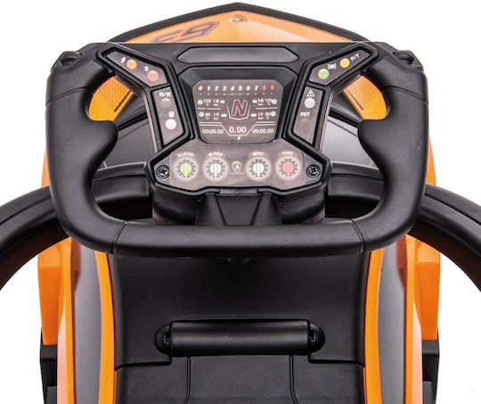 Lamborghini Essenza Ride On Car with Parental Handle for 12+ Months Yellow