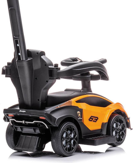 Lamborghini Essenza Ride On Car with Parental Handle for 12+ Months Yellow